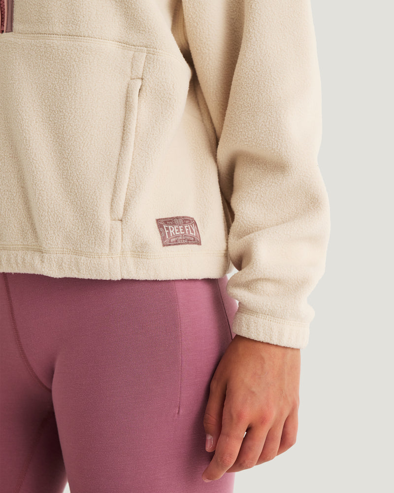 Women's Ashridge Fleece Half Zip - French Oak