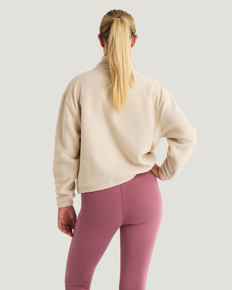 Women's Ashridge Fleece Half Zip - French Oak