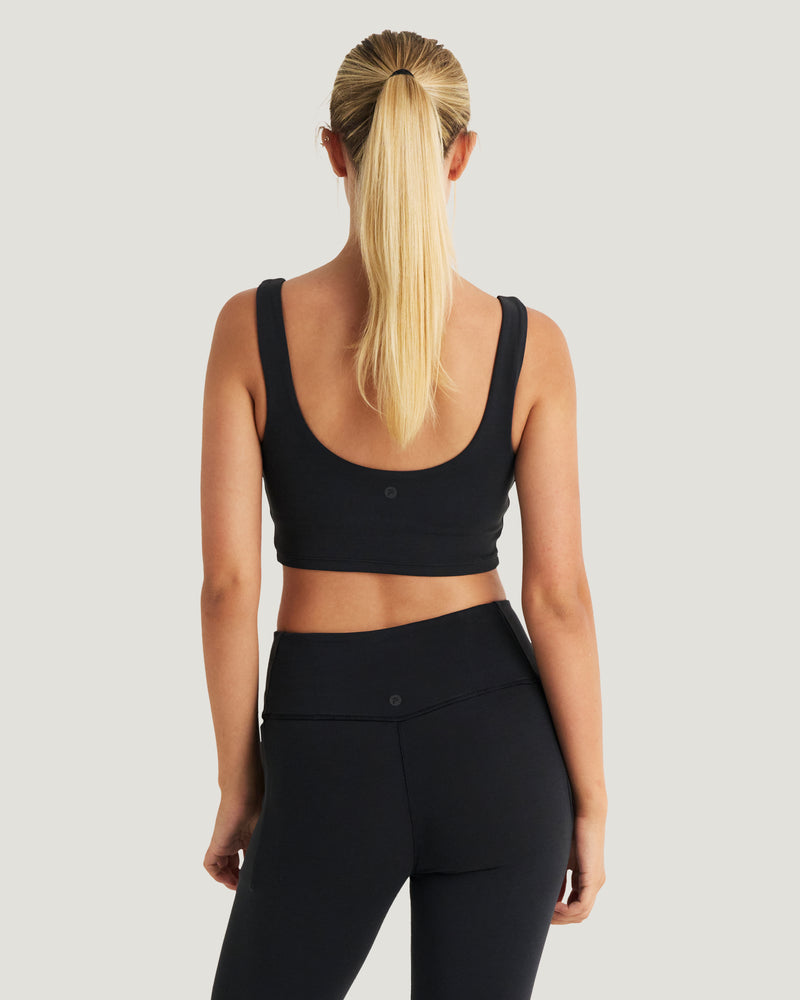 Women's Terraflow Scoop Tank - Black