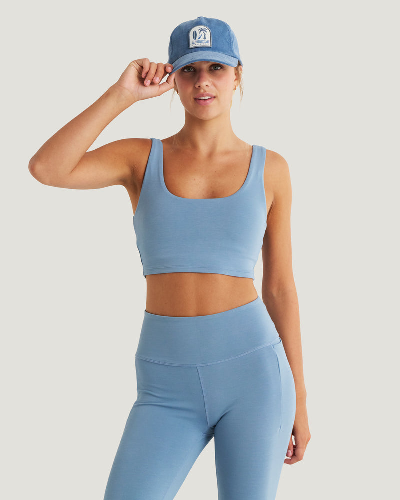 Women's Terraflow Scoop Tank - Windward Blue