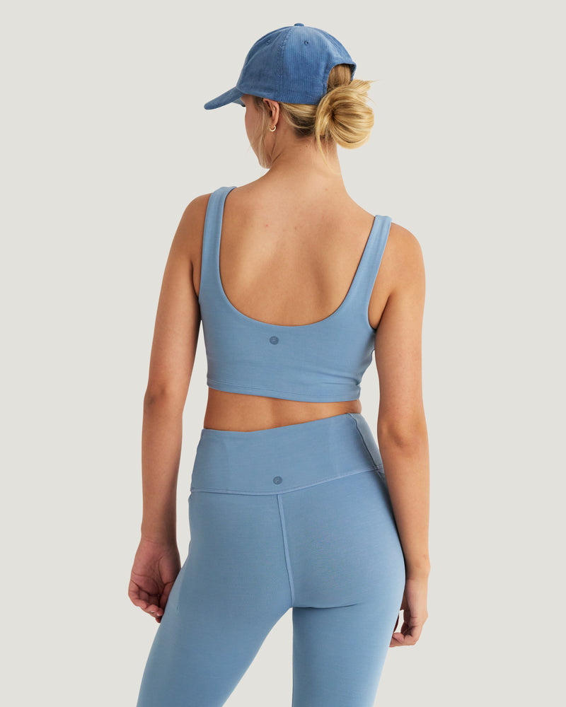 Women's Terraflow Scoop Tank - Windward Blue