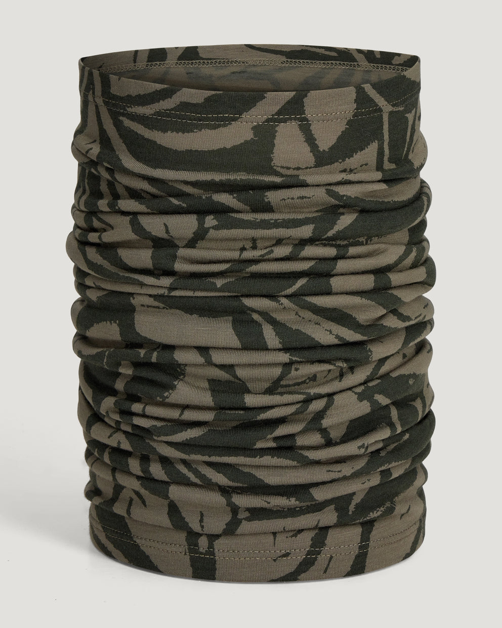 Bamboo Lightweight Sun Mask - Canopy Print Dark Forest