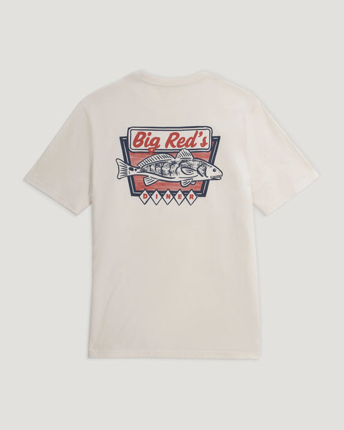 Big Reds Diner Tee - Heather Birch