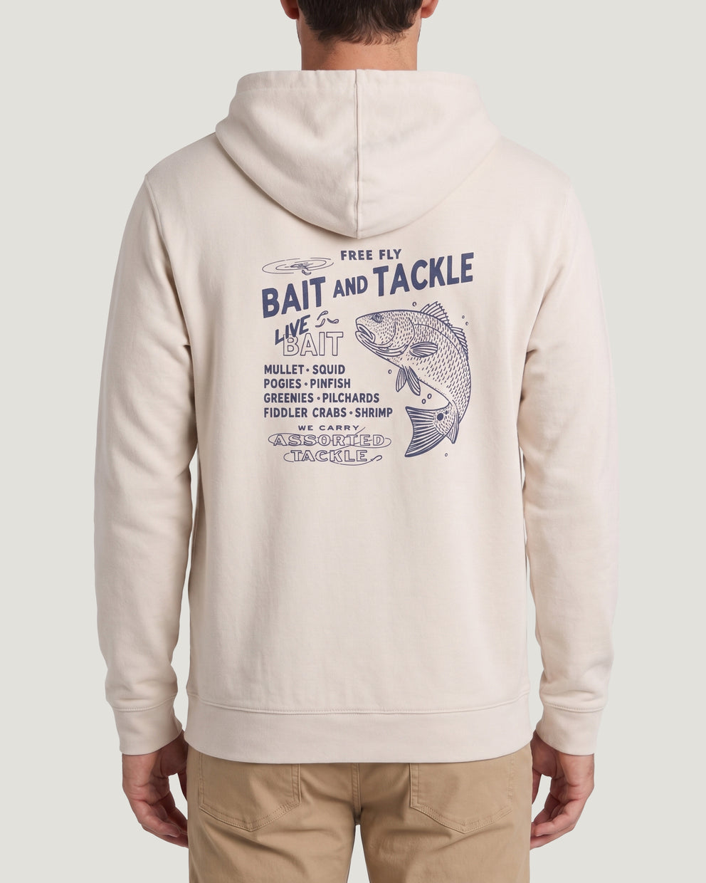 Bait Shop Fleece Hoodie - French Oak