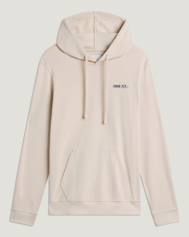 Bait Shop Fleece Hoodie - French Oak