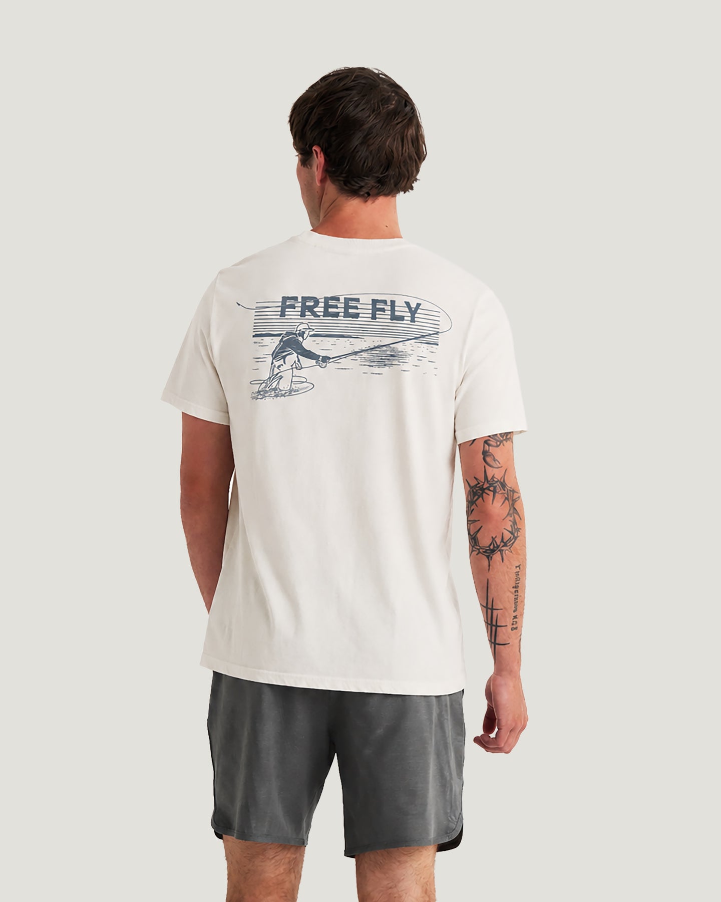 Retro Cast Tee - Bone