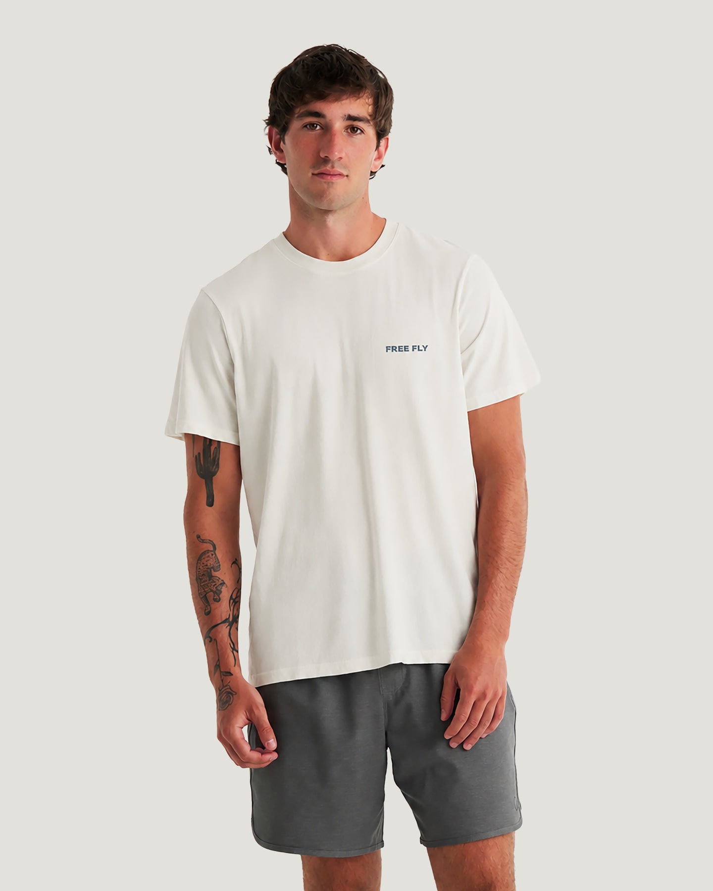 Retro Cast Tee - Bone