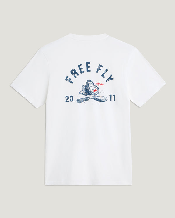 Lucky Shucker Pocket Tee - Bone