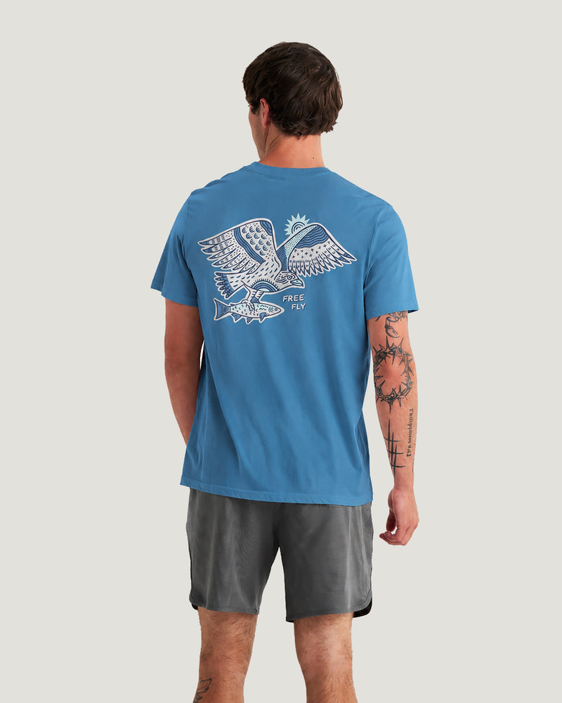 Osprey Catch Tee - Pacific Blue