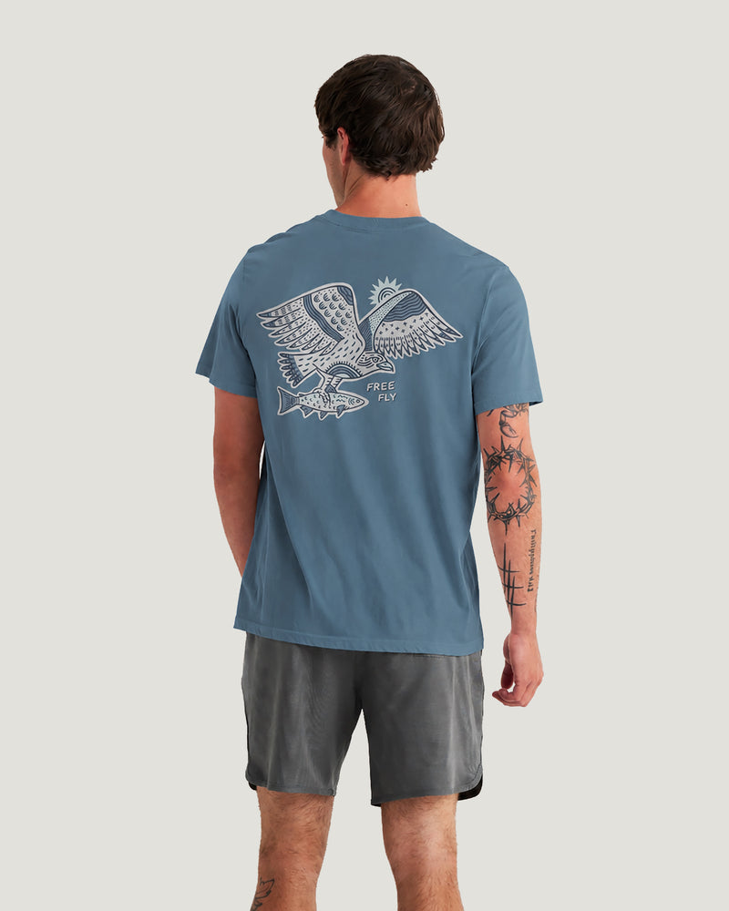 Osprey Catch Tee - Pacific Blue