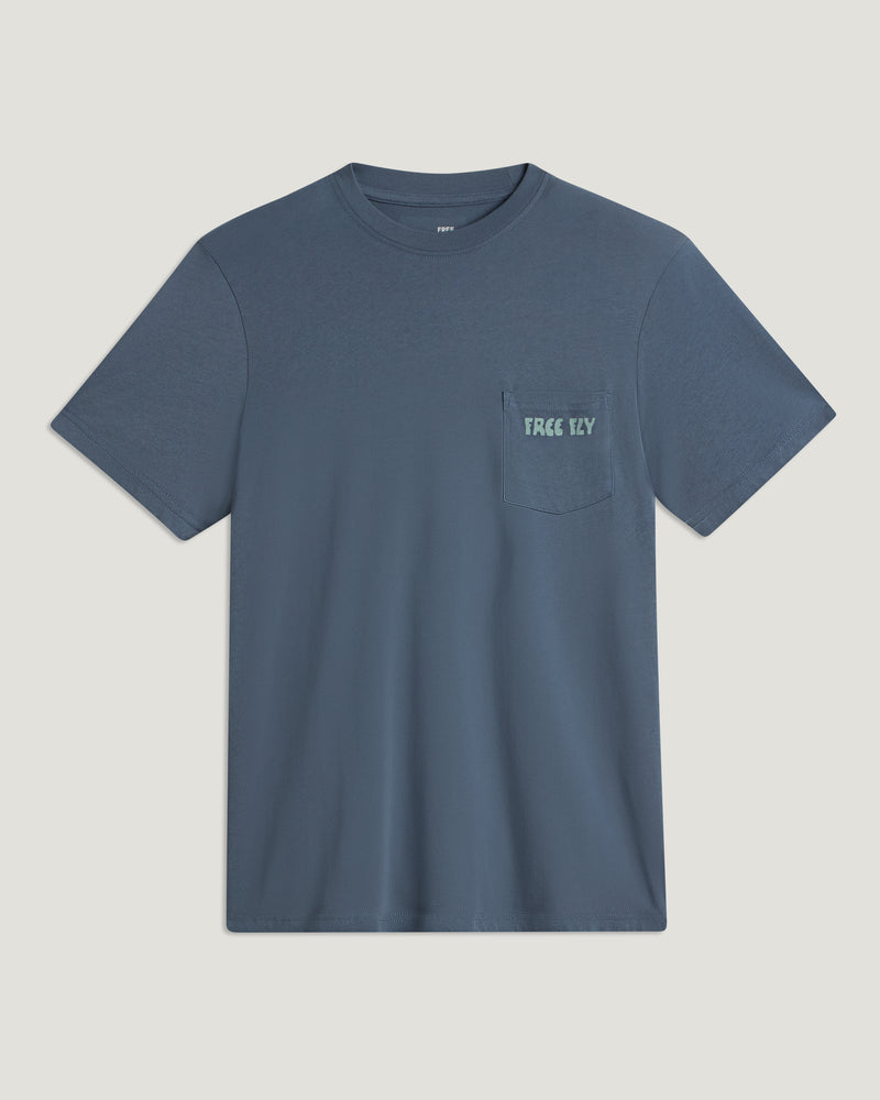 Morning Person Pocket Tee - Storm Cloud