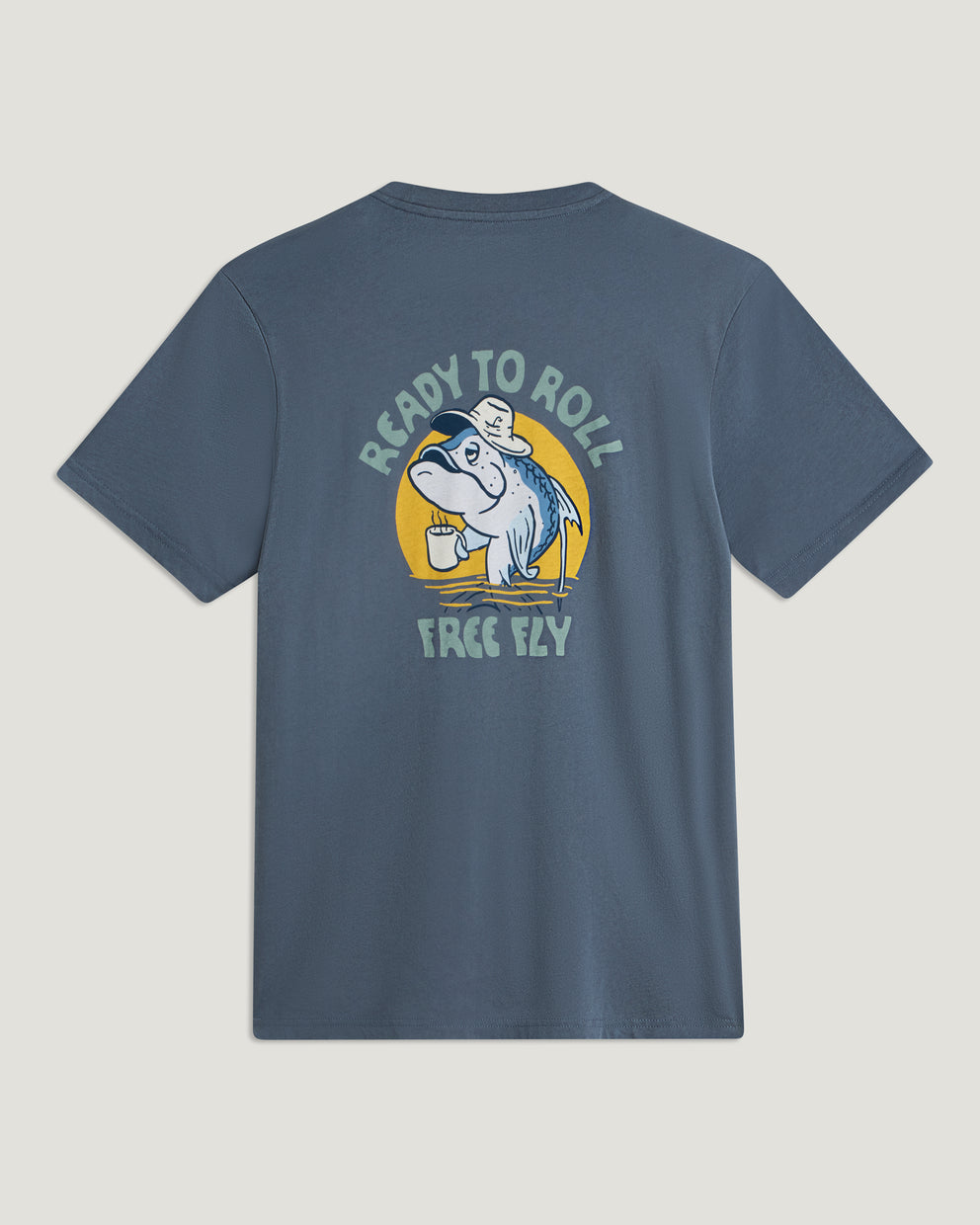 Morning Person Pocket Tee - Storm Cloud