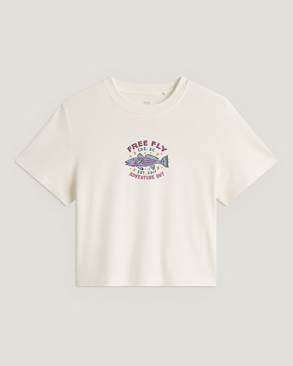 Women's Fish Camp Tee - Bone