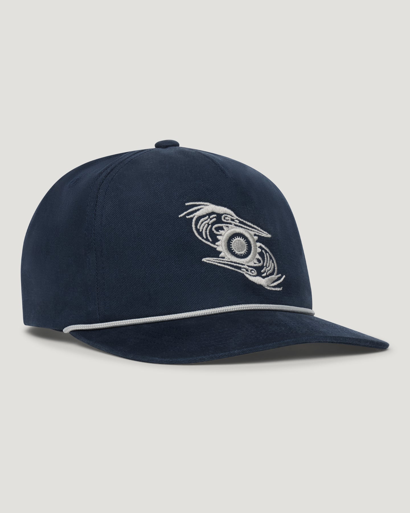 Great Blue Snapback Hat - Dark Navy