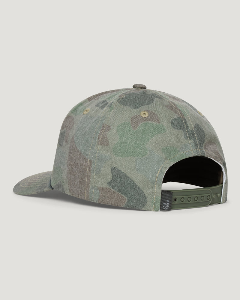 Logo Performance Hat - Vintage Camo Oil Green