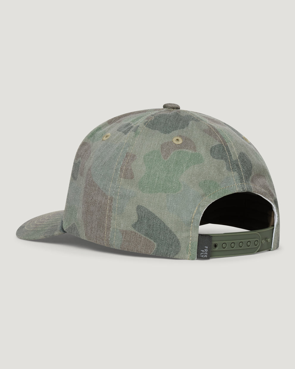 Logo Performance Hat - Vintage Camo Oil Green