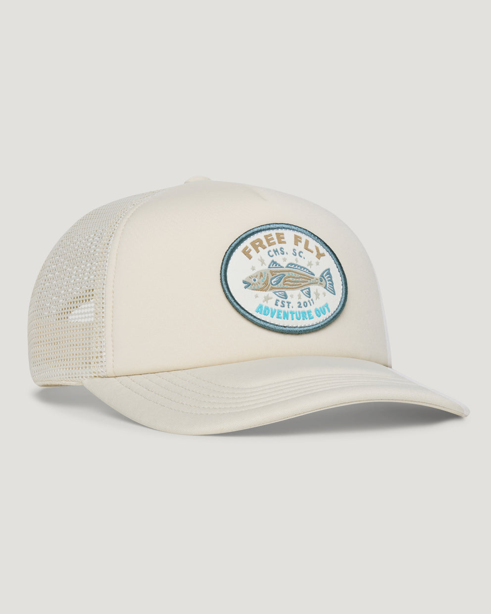 Fish Camp Foam Trucker Hat - Birch