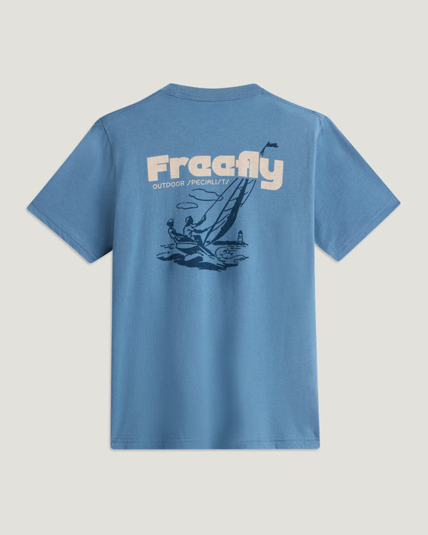 Youth Outdoor Specialists Tee - Pacific Blue