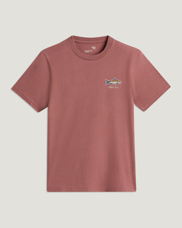 Youth Osprey Catch Tee - Plum