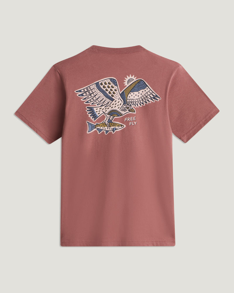 Youth Osprey Catch Tee - Plum