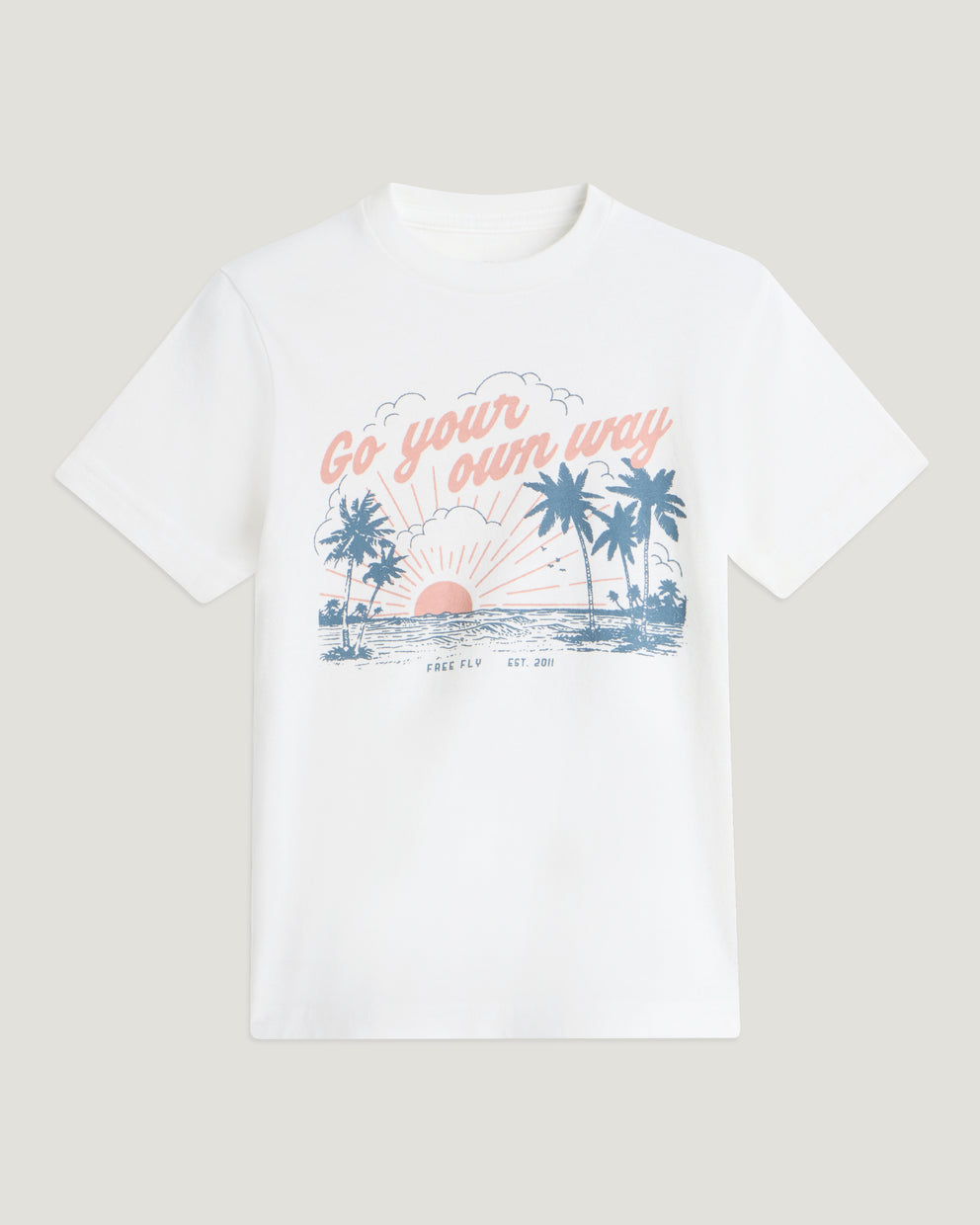 Toddler Go Your Own Way Tee - Bone