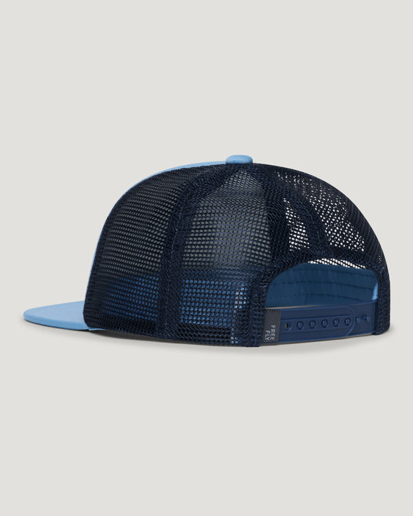Toddler Mini Rig Foam Trucker Hat - Light Blue