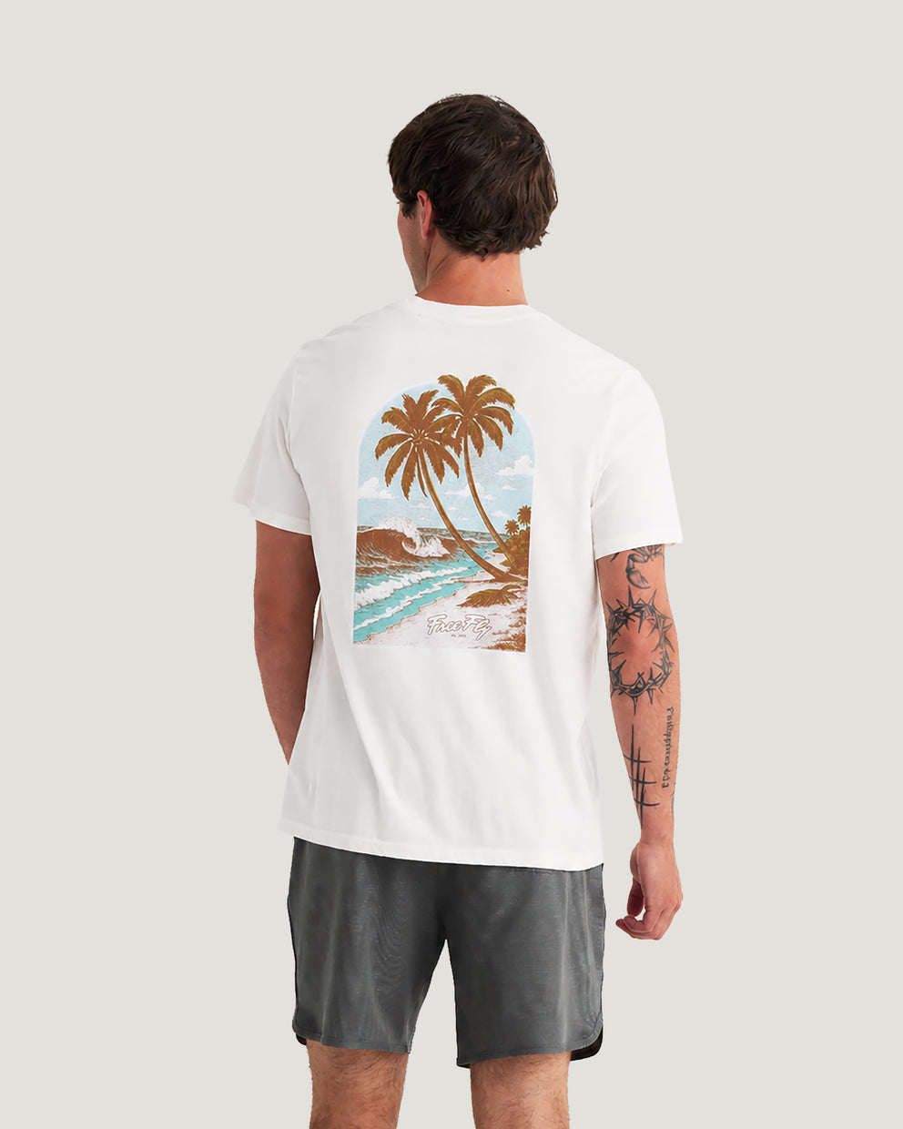 Vintage Surf Tee - Bone