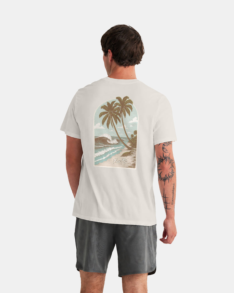 Vintage Surf Tee - Bone