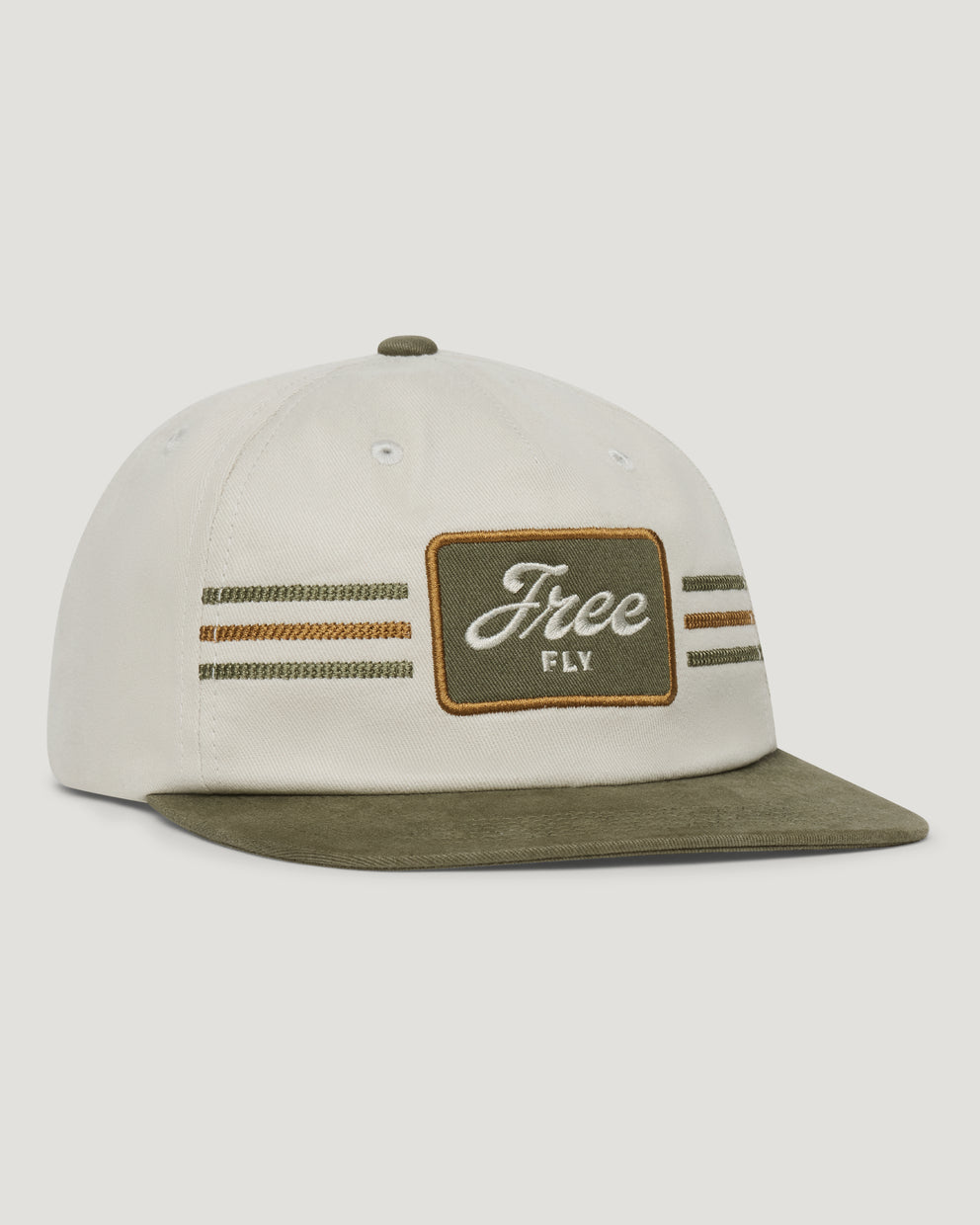 Classic Stripes Snapback Hat - Birch