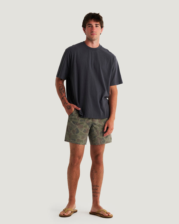Men's Palmera Trunk – 17" - Vintage Camo Oil Green