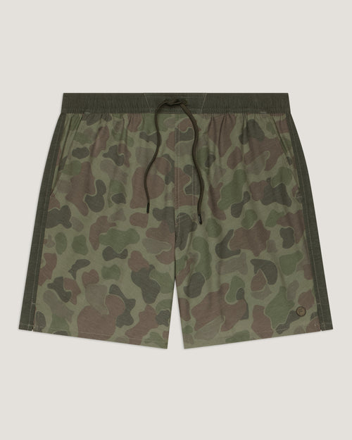 Men's Palmera Trunk – 17" - Vintage Camo Oil Green