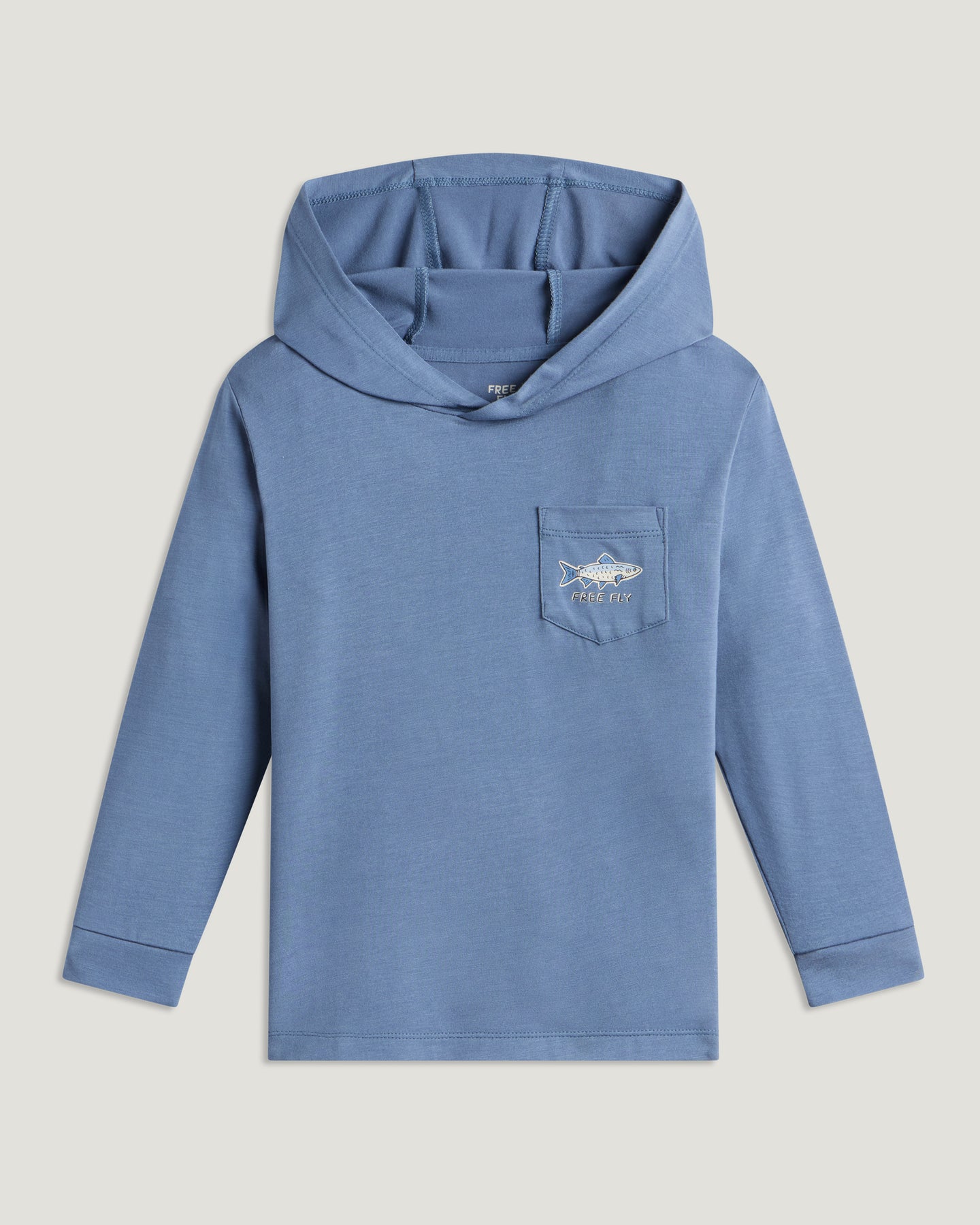 Toddler Bamboo Shade Graphic Hoodie - Osprey Catch Pacific Blue