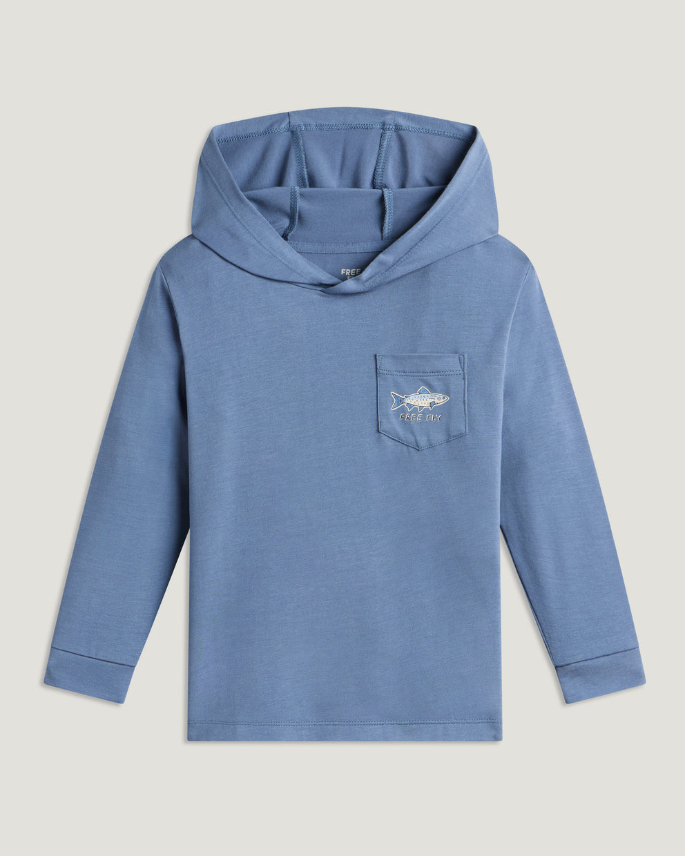 Toddler Bamboo Shade Graphic Hoodie - Osprey Catch Pacific Blue