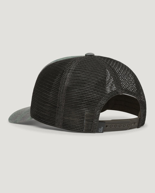 Outfitters Patch Trucker Hat - Vintage Camo Oil Green