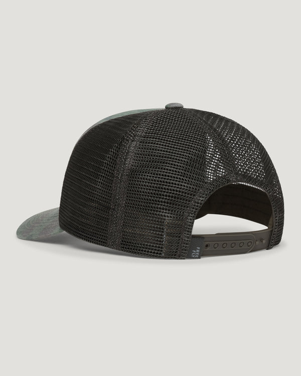 Outfitters Patch Trucker Hat - Vintage Camo Oil Green