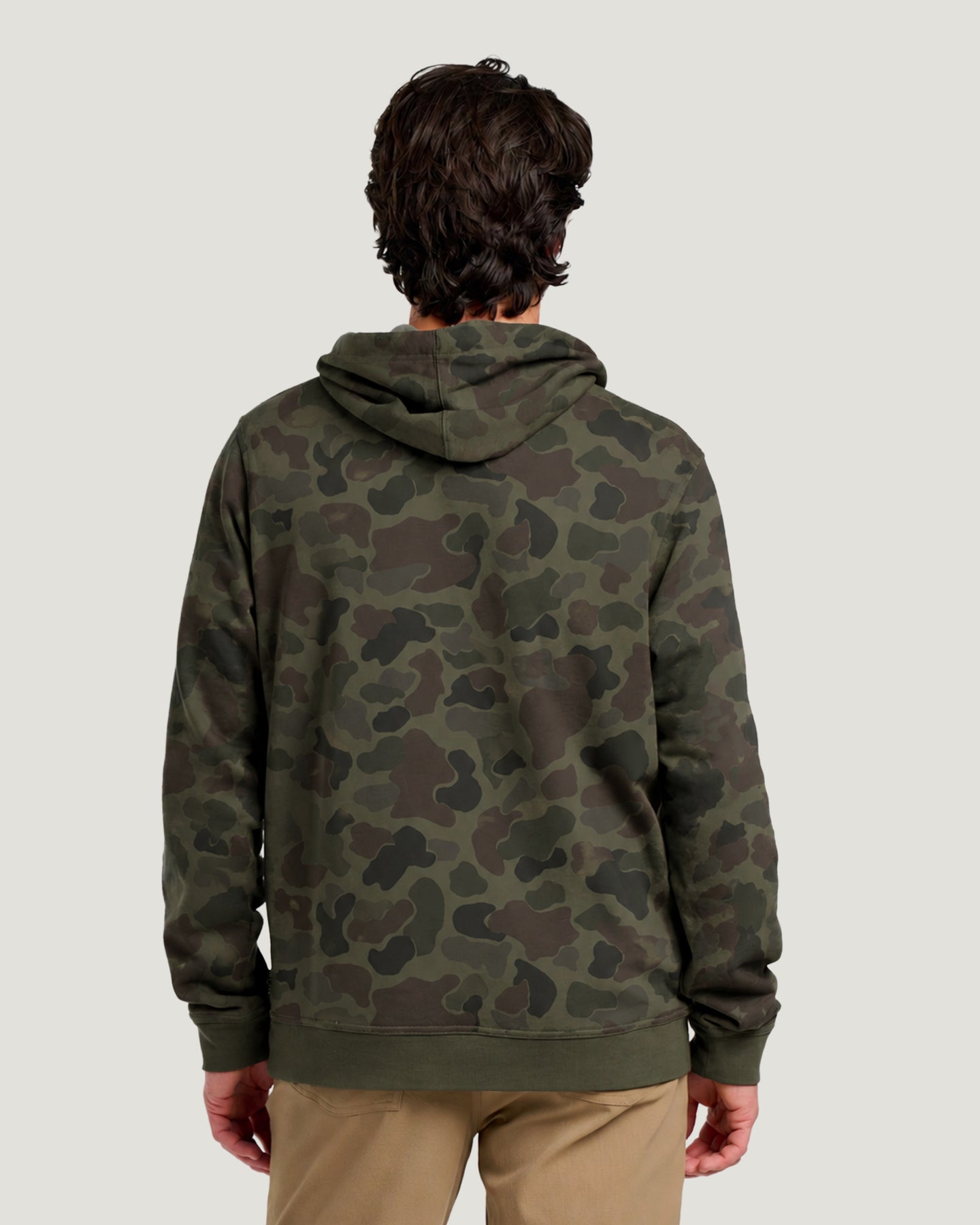Camo Outfitters Fleece Hoodie - Vintage Camo Oil Green