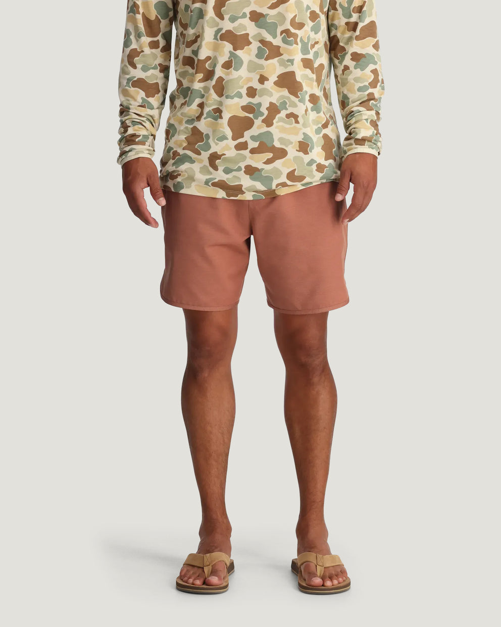 Men's Lined Reverb Short – 7" - Redwood