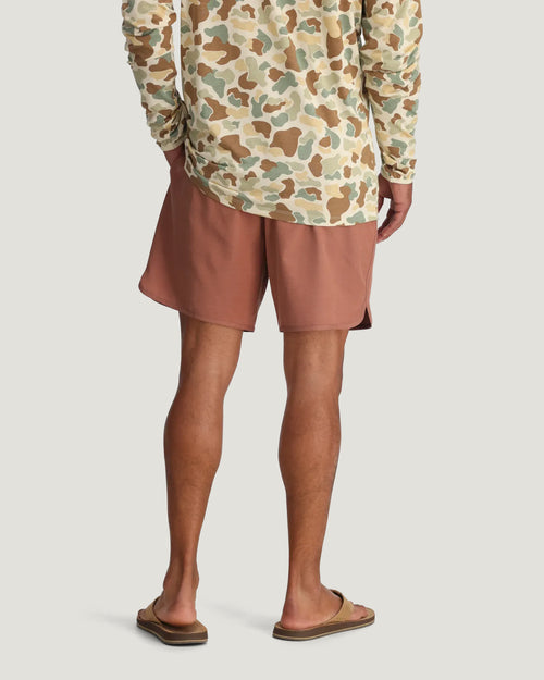 Men's Lined Reverb Short – 7" - Redwood