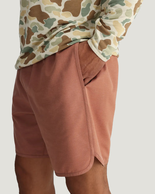 Men's Lined Reverb Short – 7" - Redwood