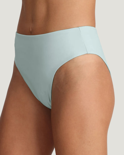 Women's Wavebound High Waisted Bikini Bottom - Ocean Mist