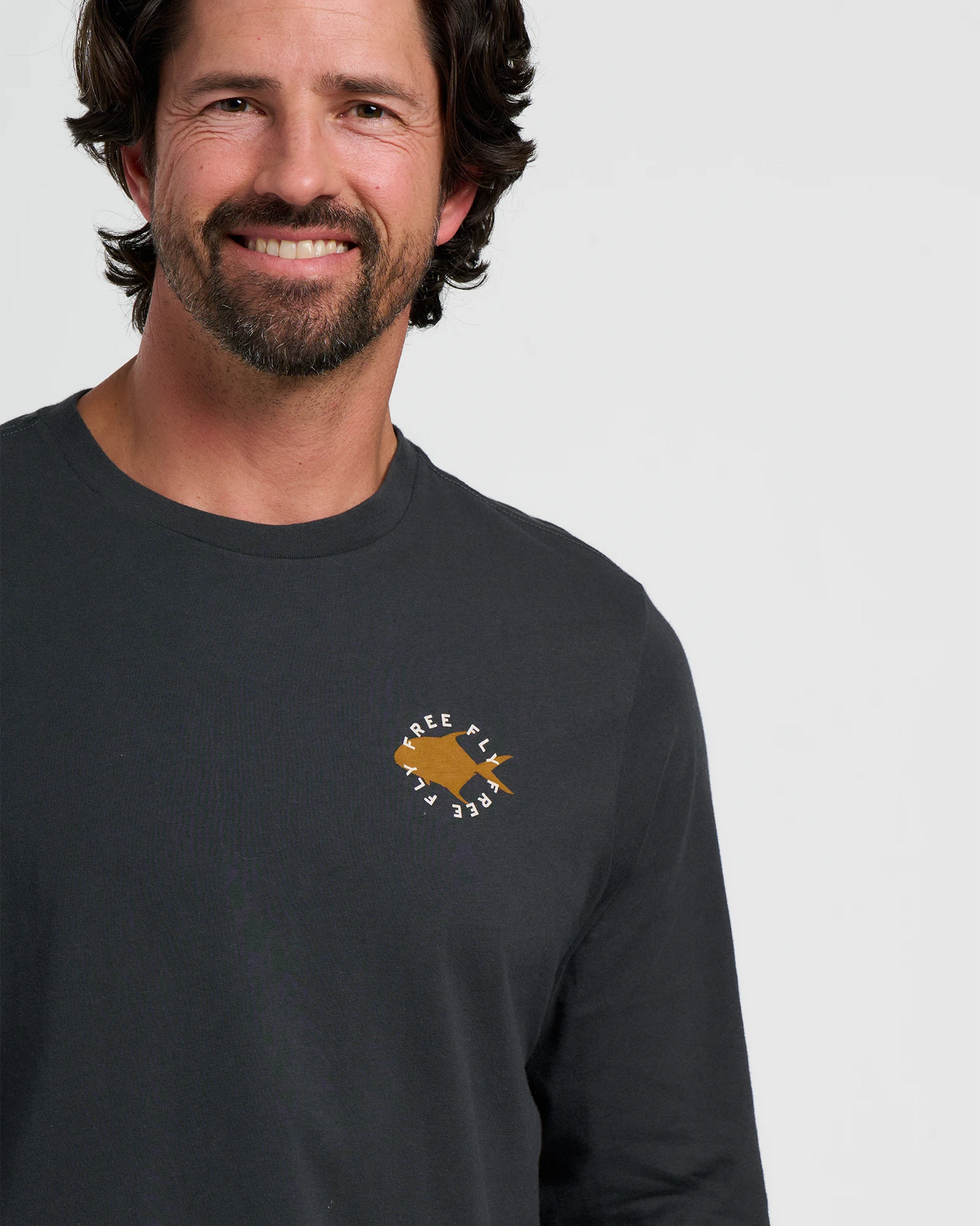 Camo Permit Long Sleeve - Black Sand