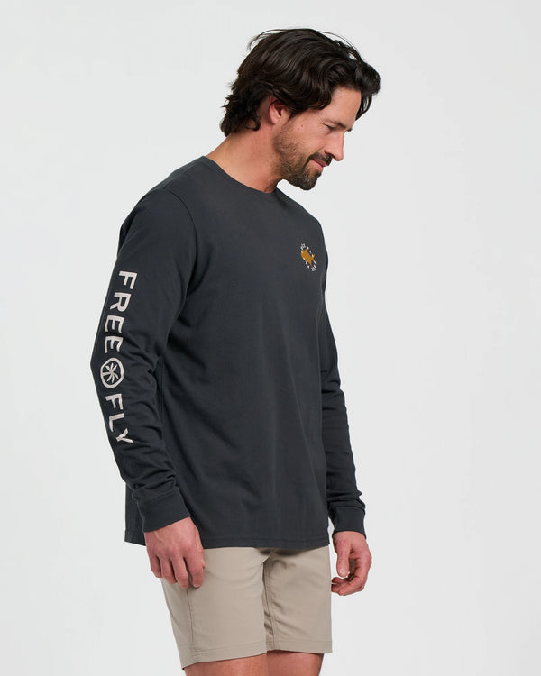 Camo Permit Long Sleeve - Black Sand