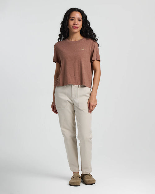 Women's Sunburst Tee - Heather Nutmeg