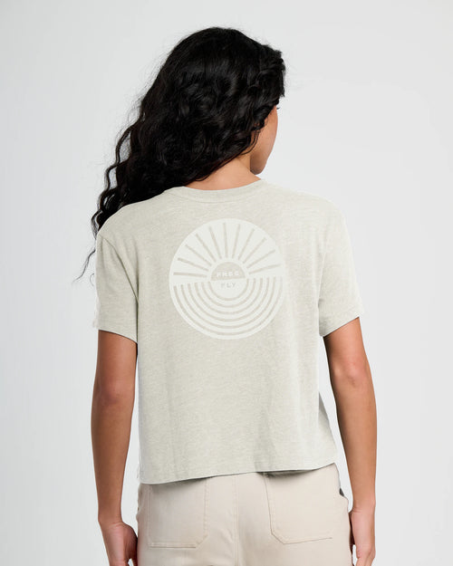 Women's Sun Ripple Tee - Heather Birch
