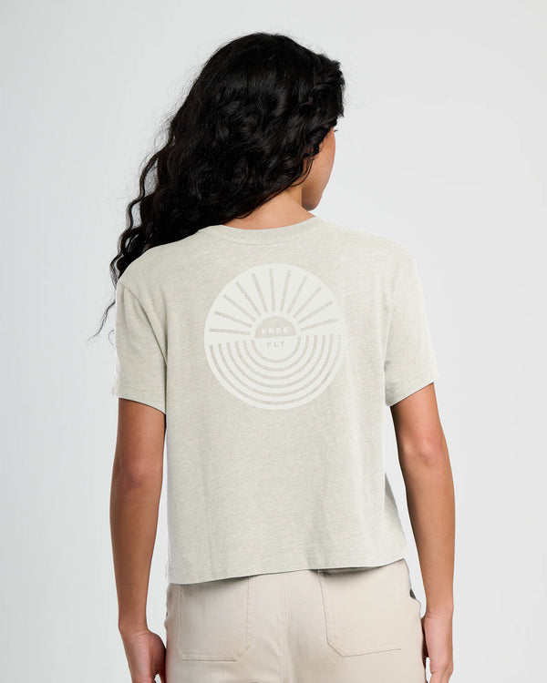 Women's Sun Ripple Tee - Heather Birch