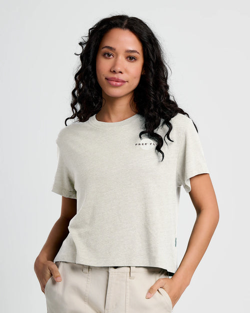 Women's Sun Ripple Tee - Heather Birch