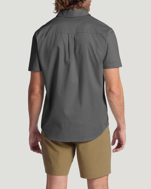 Men's Harbor Short Sleeve Shirt - Anthracite