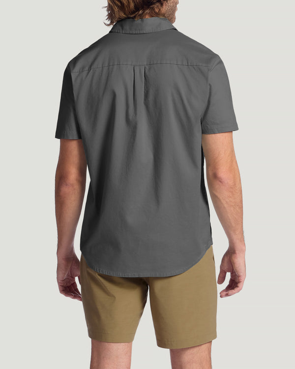 Men's Harbor Short Sleeve Shirt - Anthracite