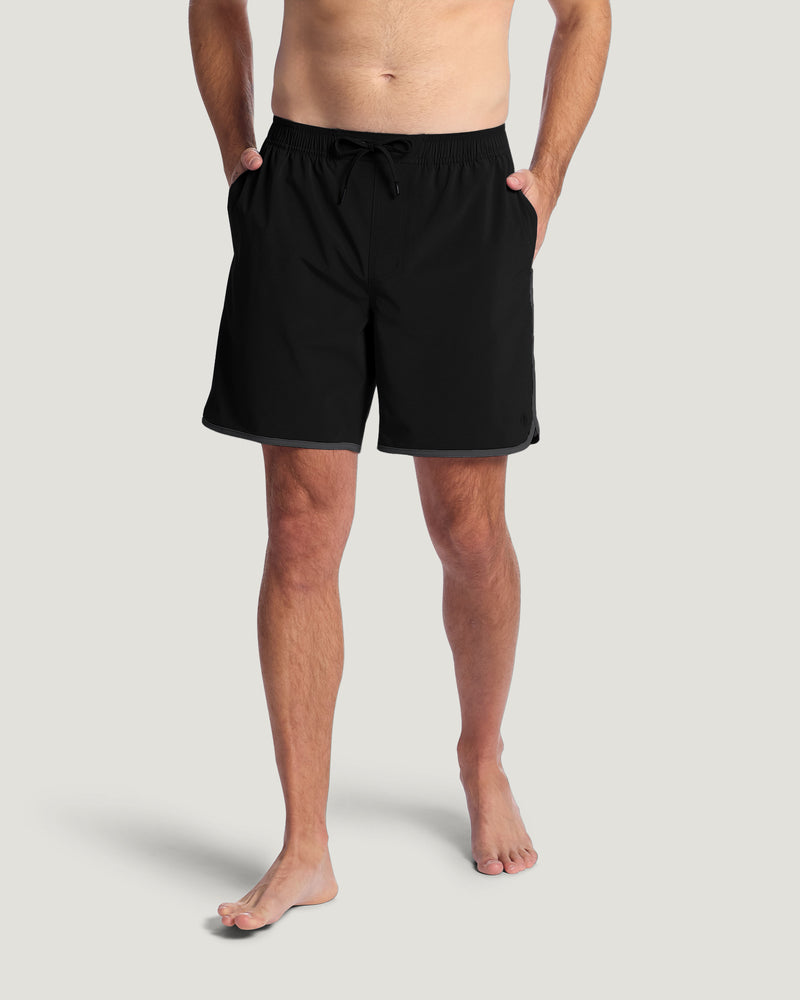 Men's Lined Downshore Trunk - Black