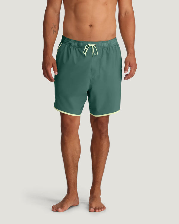 Men's Lined Downshore Trunk - Sea Pine
